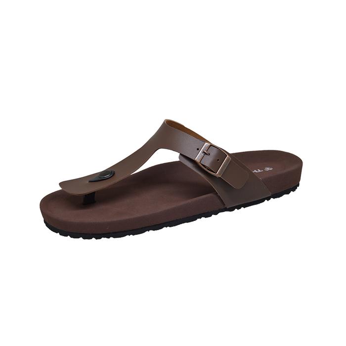 Gambar Sandal SelopAndromeda RVS Brown 39 40 41 42 43 Big Size 44 45 46 - Brown, 39 dari Three box Footwear undefined Tokopedia