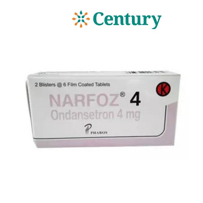 Gambar NARFOZ 4 MG 1 STRIP ISI 6 TABLET / ONDANSETRON / MUAL / MUNTAH dari Apotik Century undefined Tokopedia