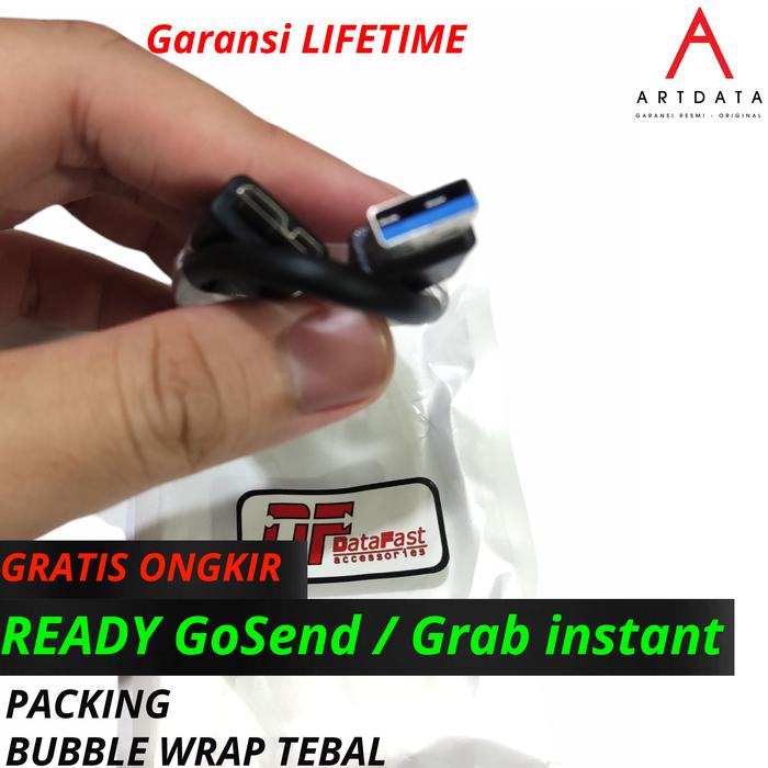 Gambar Kabel Data Hardisk Eksternal / Hard disk External USB 3.0 - Original - 30 cm dari Artdata undefined Tokopedia