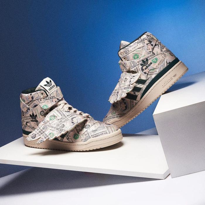 Jual adidas Forum Wings Trainers Js Money Cream White ORIGINAL