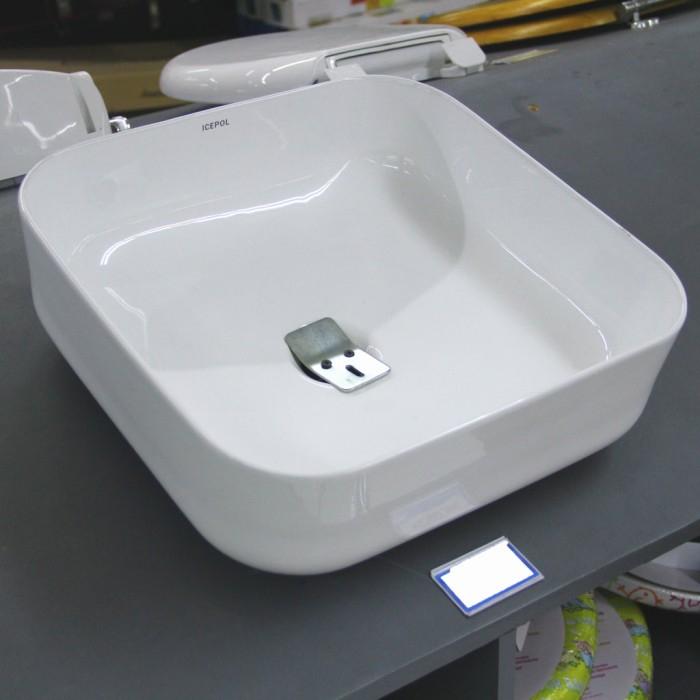 Gambar Wastafel Keramik Ice Pool ICN CB 2258 Body Only 38,5x38,5 - BODY ONLY dari Jihan Sanitary undefined Tokopedia