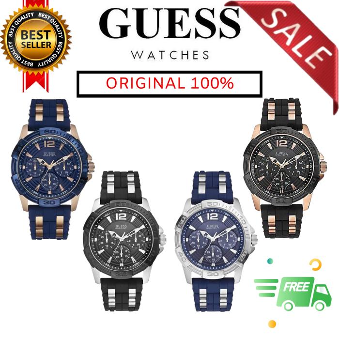 Jam Tangan Service Center Guess Watch Guess Blue Chronograph