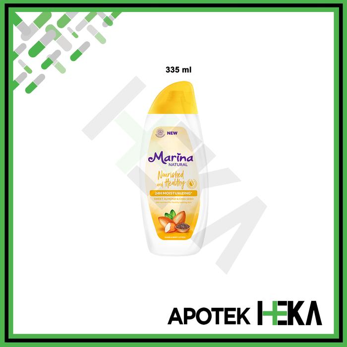 Gambar Marina Handbody Lotion Natural Nourish & Healthy - Sw Almond Chia Seed - 335 ml dari Apotek Heka Bekasi undefined Tokopedia