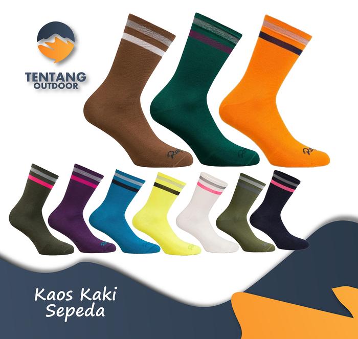 Gambar Kaos Kaki Sepeda 2021 RAPHA A3 Cycling Socks Breathable Sports Socks - Yellow dari TentangOutdoor undefined Tokopedia