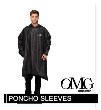 Gambar Jas Hujan Poncho Lengan Ponco Lengan Kelelawar Lengan OMG - Hitam dari Carlosformula undefined Tokopedia