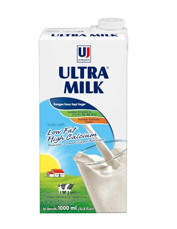Gambar Susu Ultra Milk 1 Liter - UHT Coklat Full Cream Putih Low Fat Coklat - LOW FAT PUTIH dari Cemilan Yahud SBY undefined Tokopedia