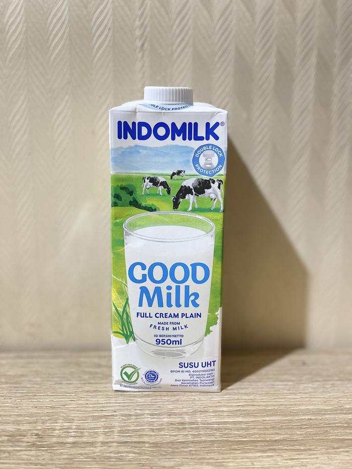 Promo Harga Indomilk Susu UHT Full Cream Plain 950 ml - Tokopedia