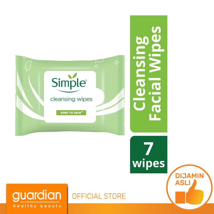 Gambar Simple Kind To Skin Cleansing Facial Wipes 7 Sheets dari Guardian Official Store undefined Tokopedia