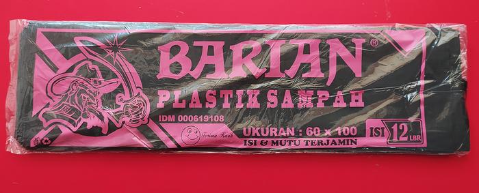 Gambar Kantong Plastik Sampah Hitam Trashbag BARIAN TEBAL BESAR 60X100 90x120 - 60x100 dari Toko 8 Plastik undefined Tokopedia