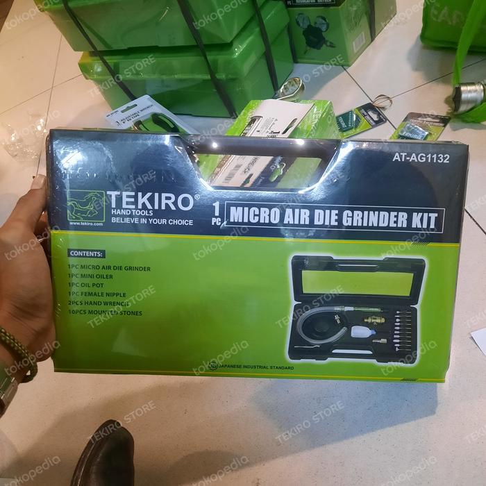 Jual TEKIRO at set air micro die grinder / tuner angin poles Jakarta