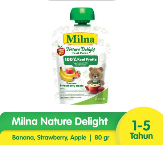 Gambar MILNA Nature Delight 80gr (All Flavors) - Banana, Strawbe dari Toko Aneka Raya Online undefined Tokopedia