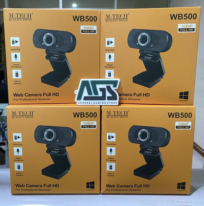 Jual M-TECH WB500 1080P Full HD Webcam Gaming Kota