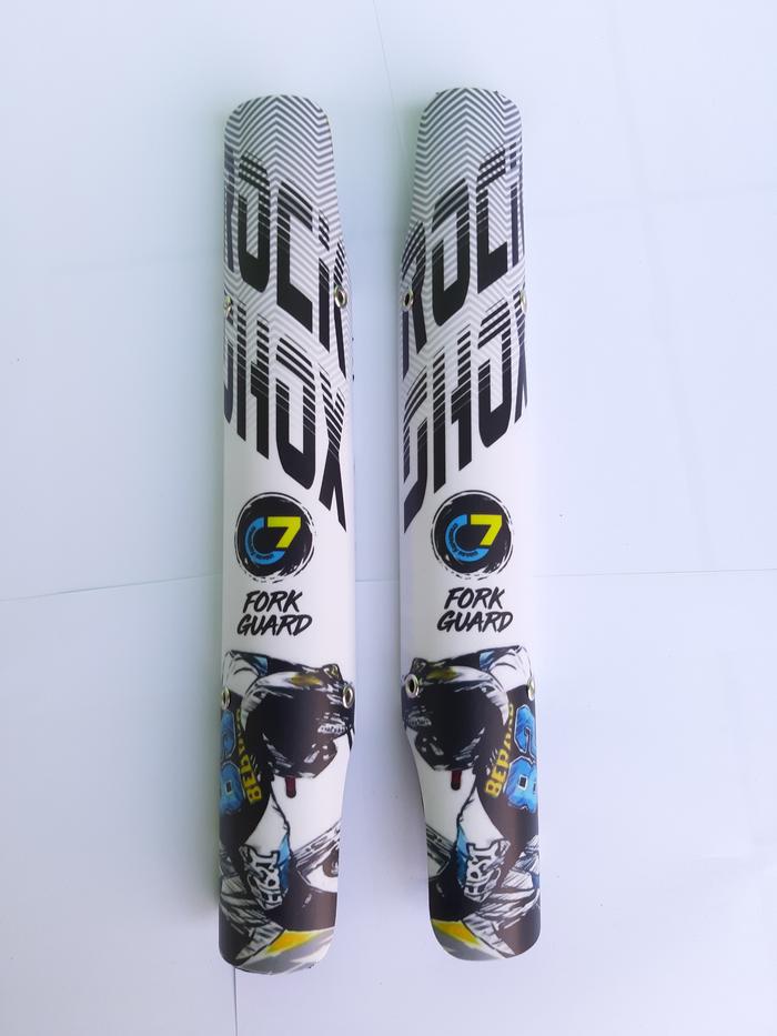 Gambar Fork guard sepeda / aksesoris sepeda / fork guard sepeda mtb - Putih dari Soak Metot undefined Tokopedia