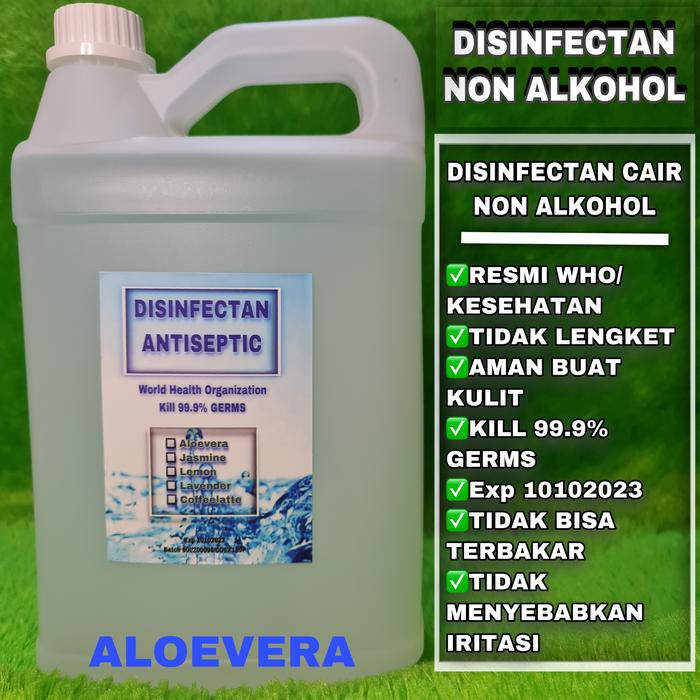 Gambar DISINFEKTAN 5 LITER / DISENFEKTAN / DISENFECTAN / CAIRAN DISINFEKTAN - aloe vera dari CLIGER SHOP undefined Tokopedia