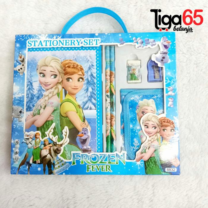Gambar 365 STATIONARY SET Alat Tulis Karakter Fancy Plus Pencil Case - Frozen dari 365belanja undefined Tokopedia
