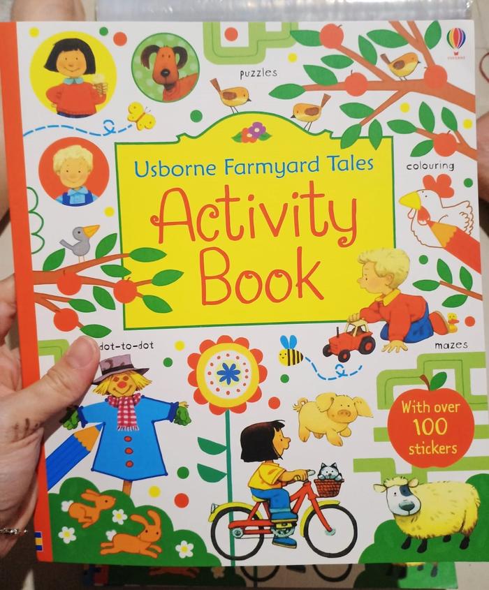 Gambar Buku Edukasi Usborne Little Children Activity Book Aktivitas Anak - USA4 FARMYARD dari Puffy.Petto undefined Tokopedia