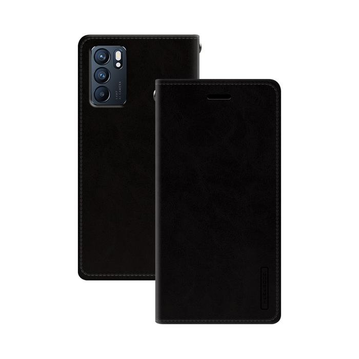 Gambar Goospery Oppo Reno 6 5G Blue Moon Flip Case - 5G Black dari Goospery Indonesia Kab. Tangerang Tokopedia
