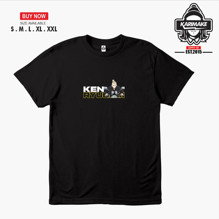 Gambar Kaos Anime TOKYO REVENGERS KAWASAKI ZEPHYR DRAKEN KEN RYUGUJI KRMK - V1 - HITAM, S dari KRMK Karimake undefined Tokopedia