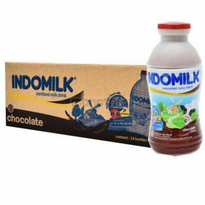Gambar Susu Indomilk Botol Coklat 190 ml 1 dus isi 24 pcs dari sembako murah9 undefined Tokopedia