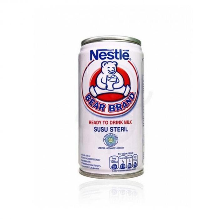 Gambar SUSU BEAR BRAND MILK KALENG 189 ML HALAL Sapi Steril Bearbrand NESTLE dari ANAGATA Mart undefined Tokopedia
