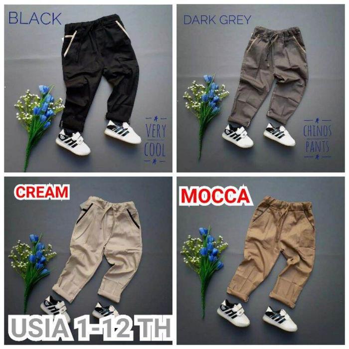 Gambar Celana Chino Anak Laki Laki 1 2 3 4 5 6 Tahun - Coklat, 6 dari Baju Anak dan Bayi Mamiyo undefined Tokopedia