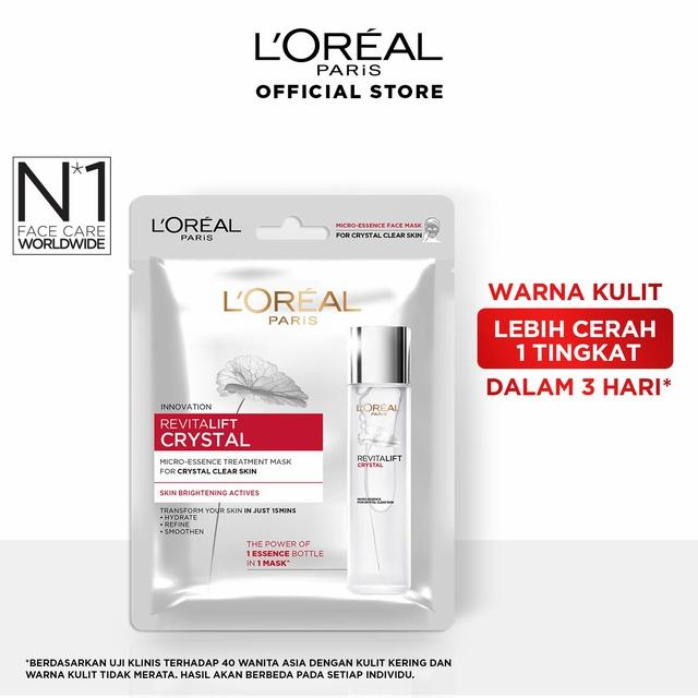 Gambar LOREAL L'Oreal Paris Pro-Youth Face Mask Skin Care Untuk Kulit Kencang - BRIGHTENING dari Diskonku Shop undefined 2 Tokopedia
