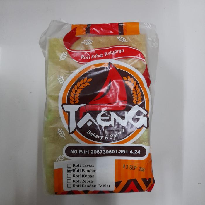 Gambar Roti tawar pandan merek Taeng dari Olala murah Makassar undefined Tokopedia