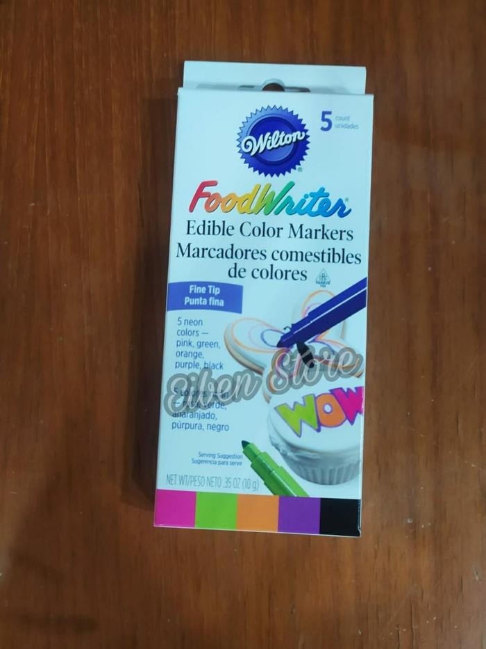 Jual Wilton Foodwriter Edible Neon Fine Tip set-5/Pewarna Wilton