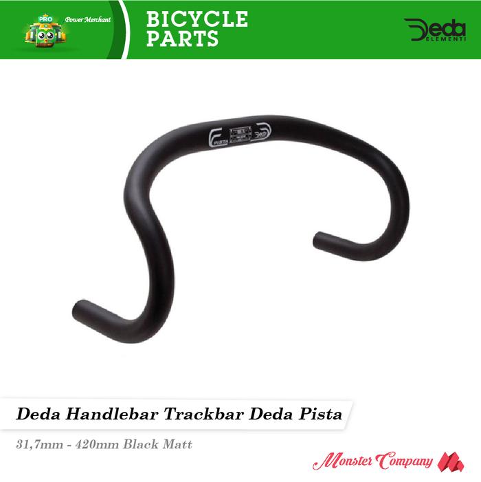 Gambar Deda Handlebar Trackbar Deda Pista 31,7mm - 420mm Black dari Monstershop-id undefined Tokopedia