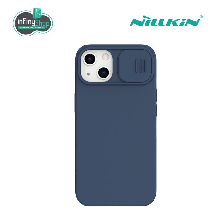 Gambar APPLE IPHONE 13 - CAMSHIELD SILKY MAGNETIC SILICONE CASE - Midnight Blue dari Infinyshopid undefined Tokopedia