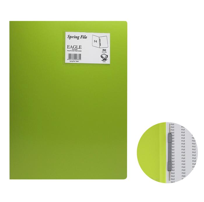 Gambar EAGLE Map Spring / Map Plastik Snelhecter F4 (Folio) - Green dari EAGLE FILES OFFICIAL undefined Tokopedia
