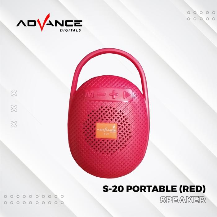 Gambar Speaker Advance Bluetooth S20 / S-20 - Merah dari Gaming Plus Store undefined Tokopedia