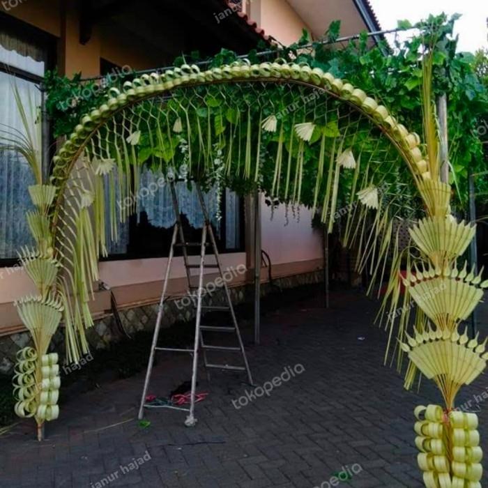 Gambar janur pintu masuk, semi tuwuhan dari janur hajad undefined Tokopedia