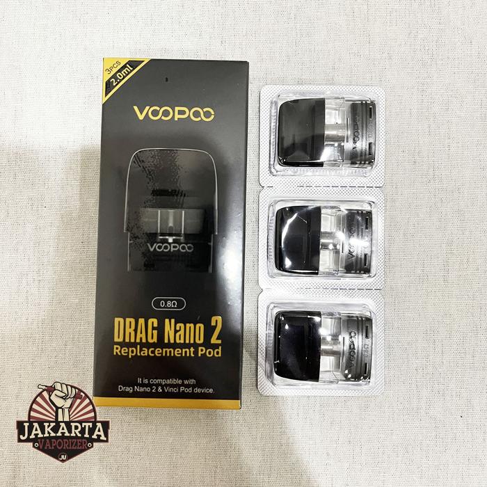 Jual [CARTRIDGE] DRAG NANO 2 CARTRIDGE REPLACEMENT POD BY VOOPOO - 1.2 OHM  - Kota Administrasi Jakarta Utara - Jakartavaporizer | Tokopedia