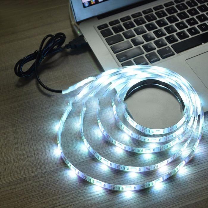 Gambar Lampu Led Strip 5050 RGB Mood Light with USB Controller Lampu Hias LED - 2 Meter dari itpro.207 undefined Tokopedia