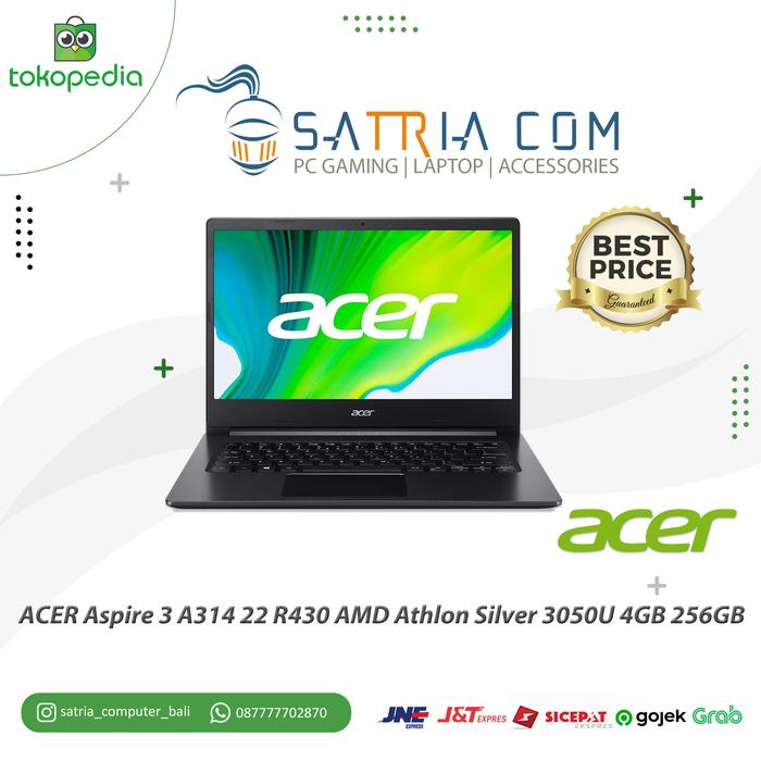 Jual ACER Aspire 3 A314 22 R430 AMD Athlon Silver 3050U 4GB 256GB W11 ...