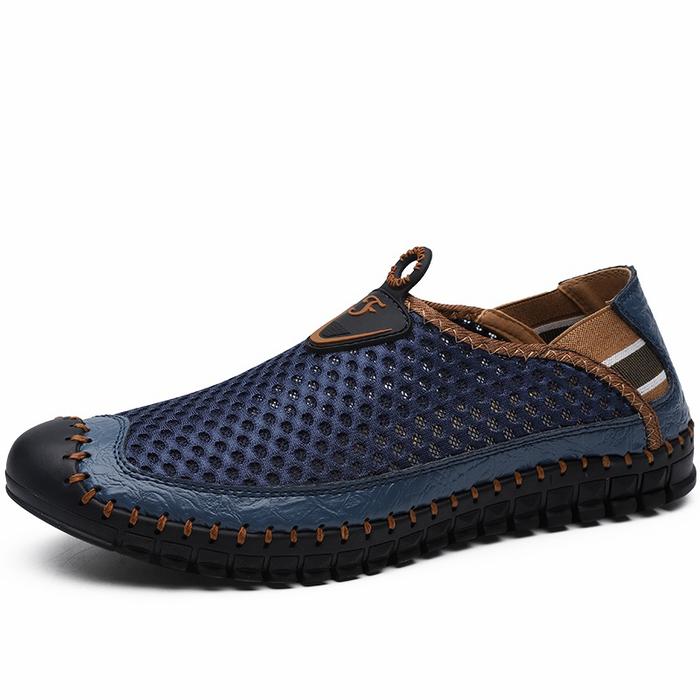 Gambar Sepatu Olahraga Hiking Outdoor Hand Made Kulit Original - Blue - Blue, 38 dari Trens Official Store undefined Tokopedia