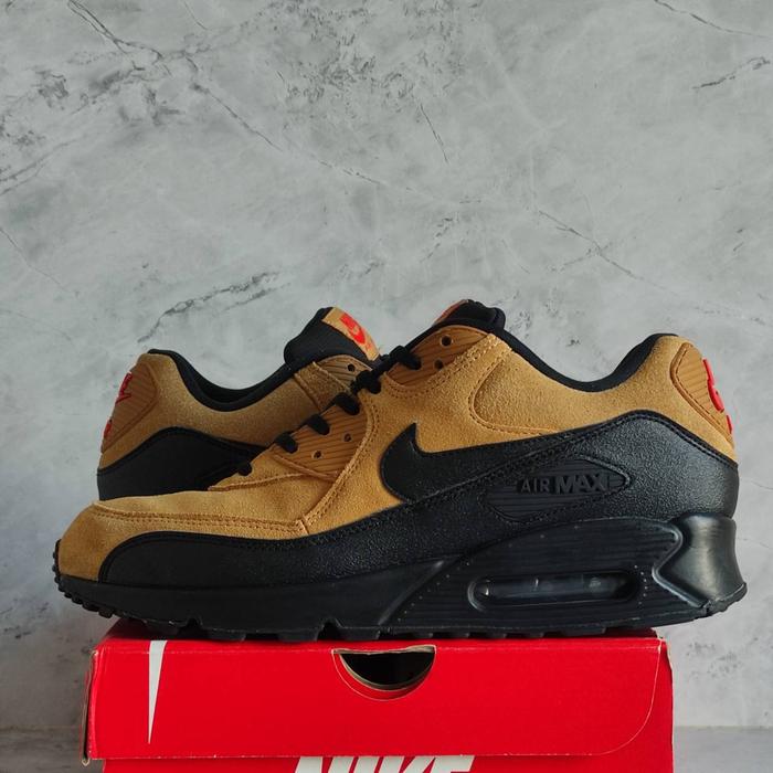 air max 90 wheat black