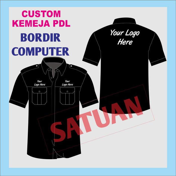 Gambar Kemeja PDH / PDL Custom Bordir / Sablon Satuan - M, 2 Sisi dari Kichi Olshop undefined Tokopedia