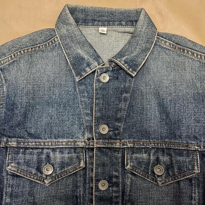 Jual jaket uniqlo denim trucker 