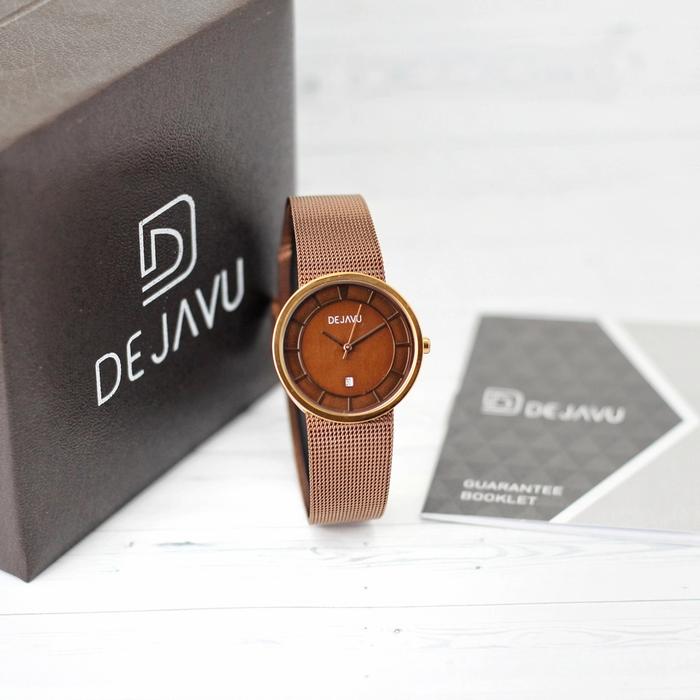Gambar jam tangan Couple DEJAVU 5019 water resist original - rose gold 30mm dari Trendy-watches undefined Tokopedia
