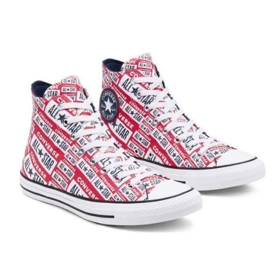 Jual CONVERSE CHUCK TAYLOR ALL STAR HIGH TOP (LOGO PLAY) 42