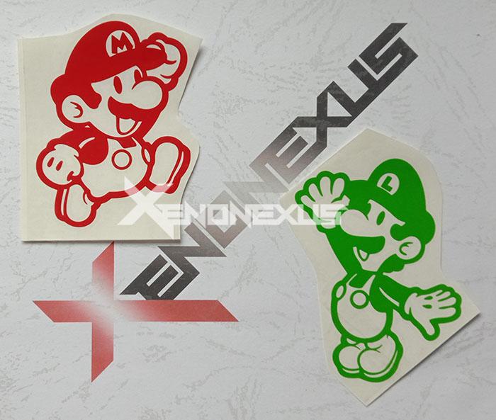 Gambar Cutting Stiker Karakter Mario dan Luigi - Game Super Mario Bros dari Xenonexus undefined Tokopedia