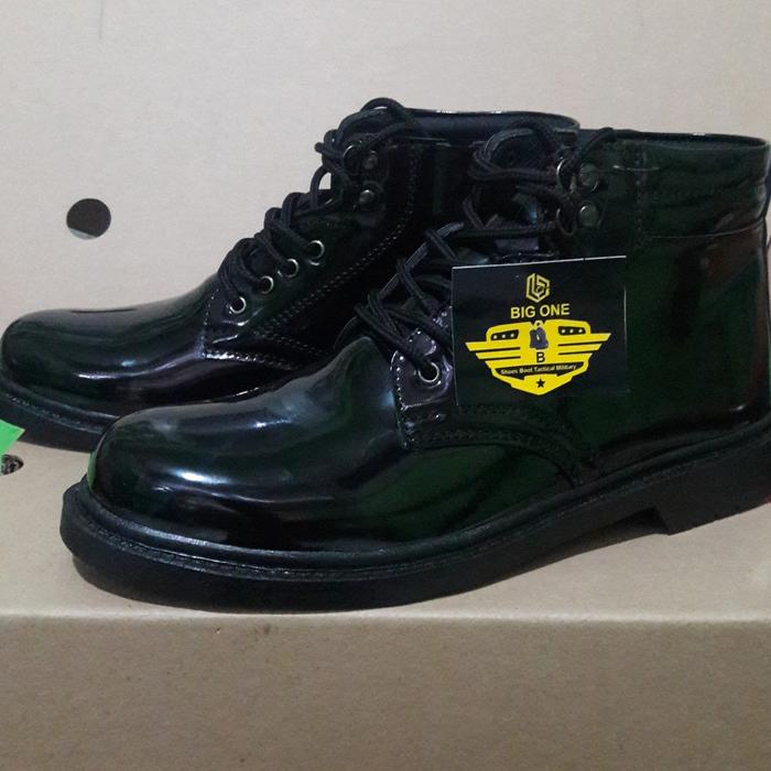Gambar sepatu pdh tni asli sepatu pdh pria sepatu pdl tni terbaru - Hitam, 42 dari BIGONE ARMY BOOTS & CASUAL undefined Tokopedia