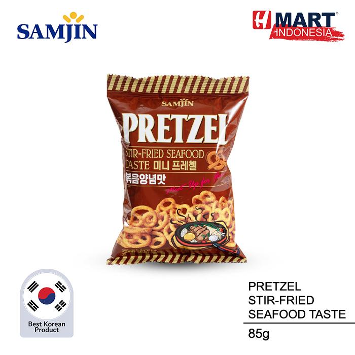 Gambar Samjin Pretzel - Cemilan / Snack Korea 4 Varian Rasa 85g - Fried Seafood dari H Mart Indonesia undefined Tokopedia
