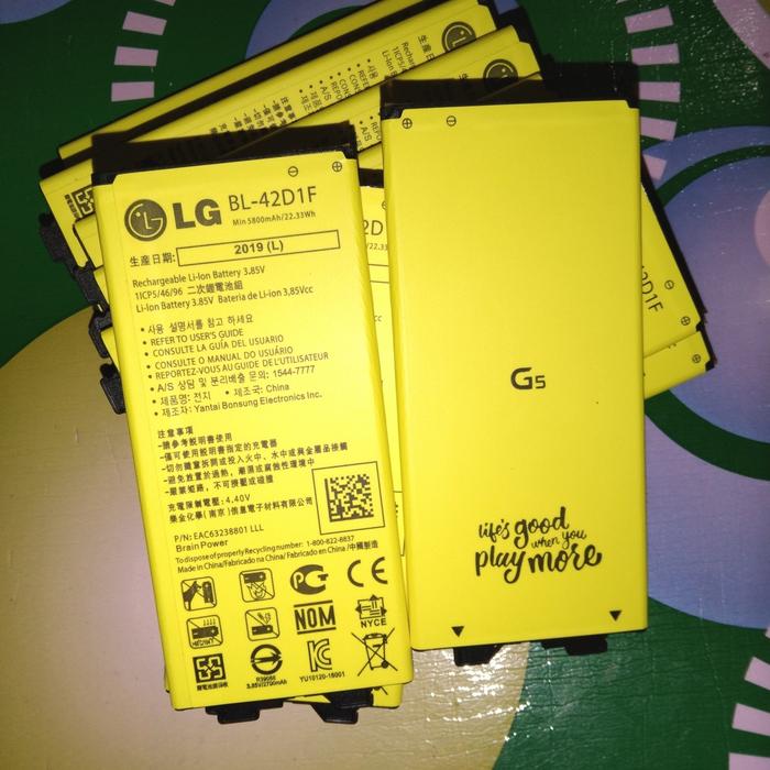 Gambar Baterai batre battery LG G5 BL-42D1F Original Battery Hp - Double Power, brain Power dari ginoaljawi acc undefined 5 Tokopedia