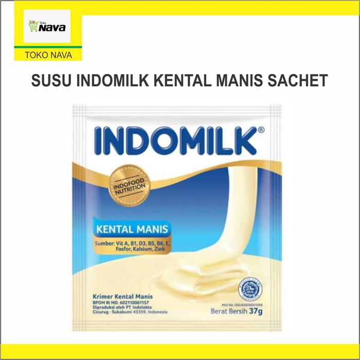 Gambar Indomilk Kental Manis Putih Coklat Sachet Renceng 6 x 37g - Manis dari Kopi Dampit undefined Tokopedia