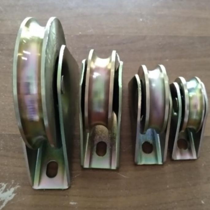 Gambar Roda pagar 3” (75mm) roda pintu (paret besi siku & besi bulat - Bulat (U) dari Ang Hok Tiam undefined Tokopedia