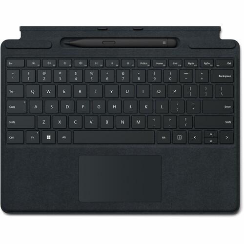 Gambar Microsoft Surface Pro 9 /8 Signature Type Cover keyboard with Slim Pen - Hitam dari Jullindo JIS undefined Tokopedia