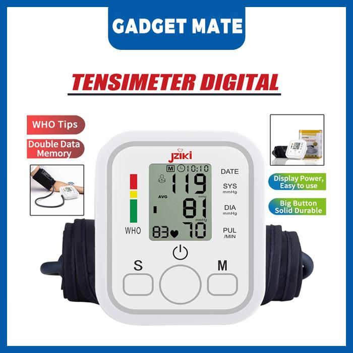 Gambar Tensimeter Alat Pengukur Detak Jantung, Tekanan Darah Digital dari gadget mate undefined Tokopedia